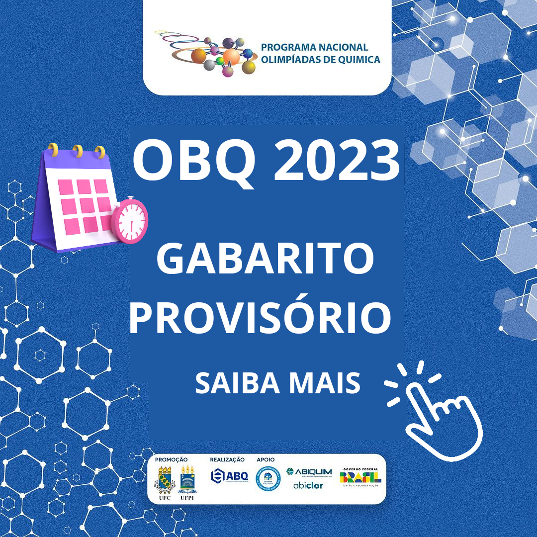 GABARITO PROVISÓRIO - OBQ 2023 - FASE III