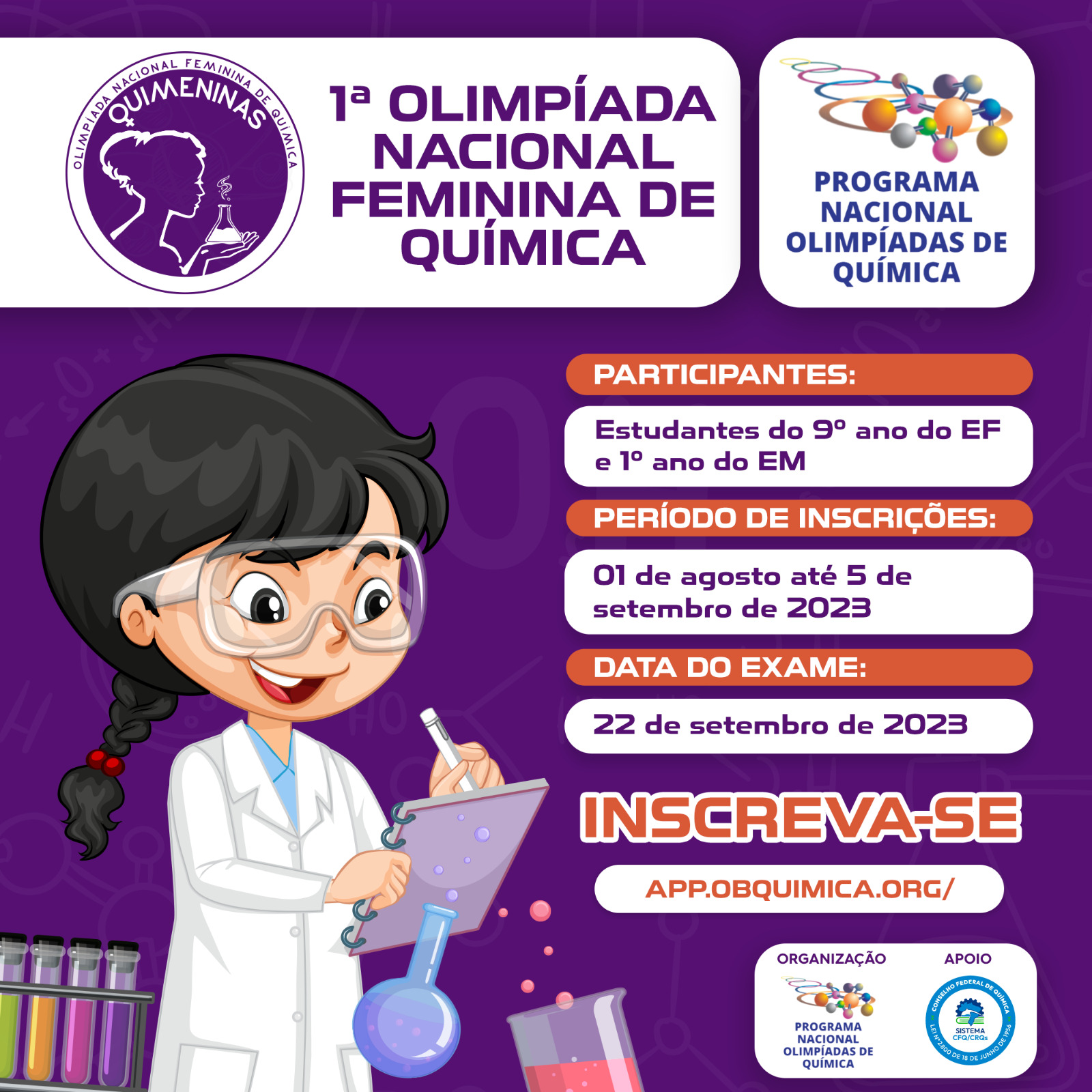 1° Olimpíada Nacional Feminina de Química (Quimeninas)