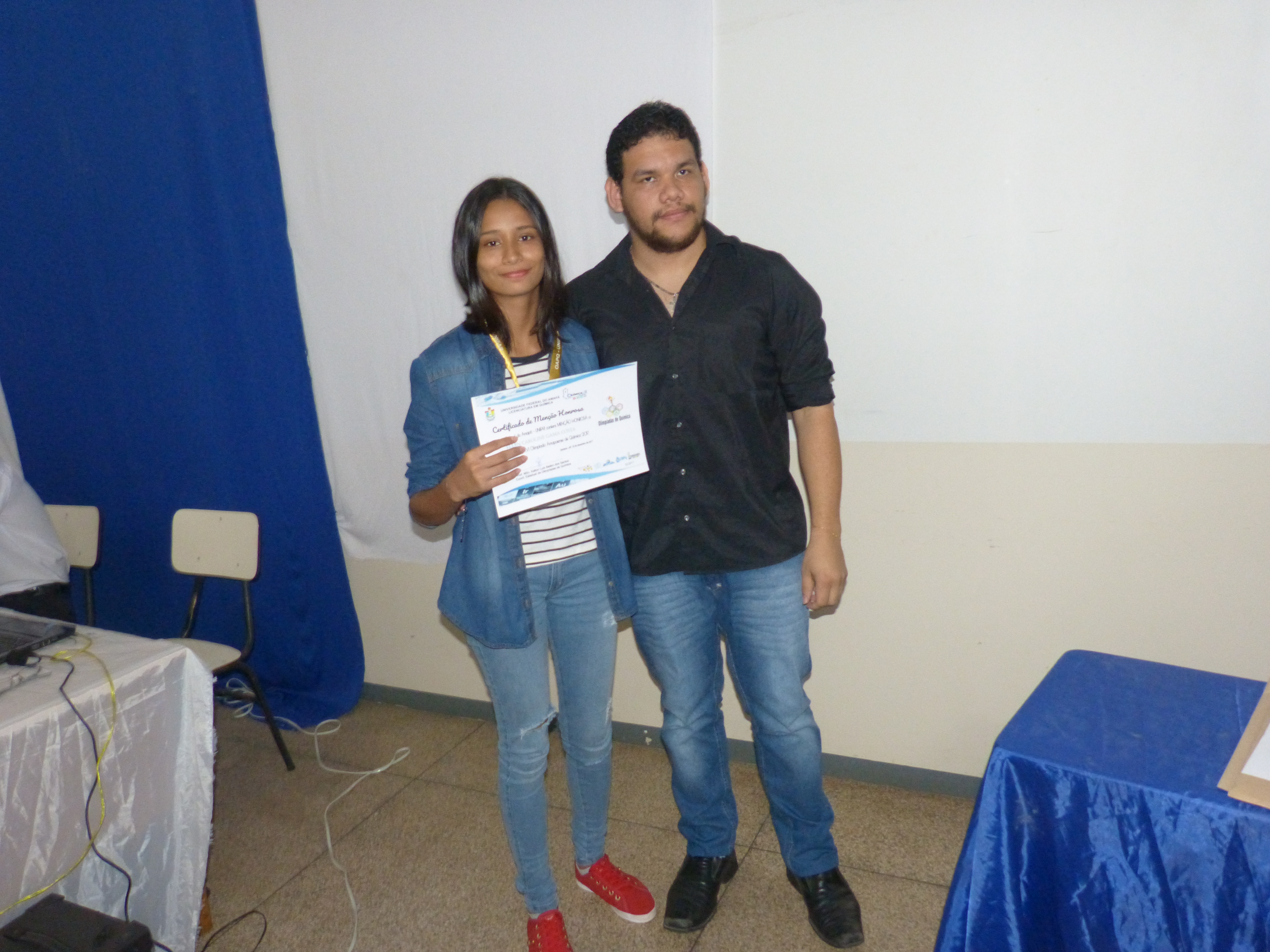 2017 - CERIMÔNIA DE PREMIAÇÃO DA XVI OLIMPÍADA AMAPAENSE DE QUÍMICA