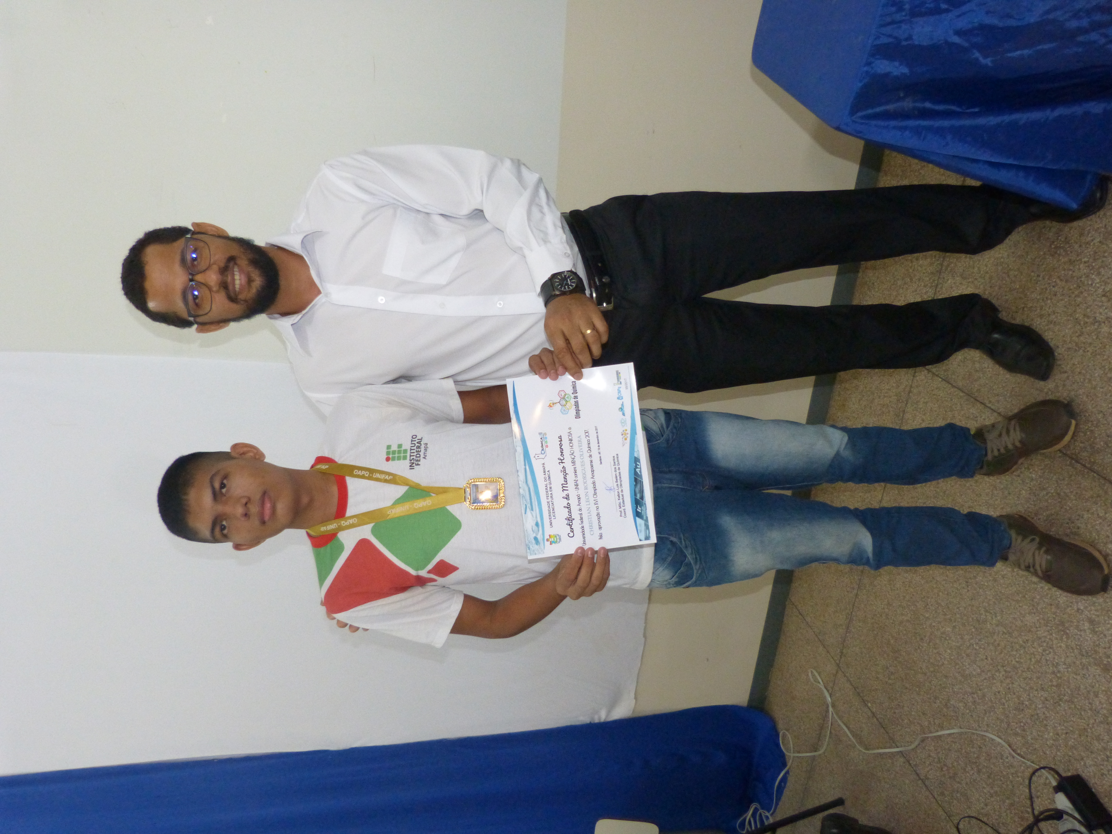 2017 - CERIMÔNIA DE PREMIAÇÃO DA XVI OLIMPÍADA AMAPAENSE DE QUÍMICA