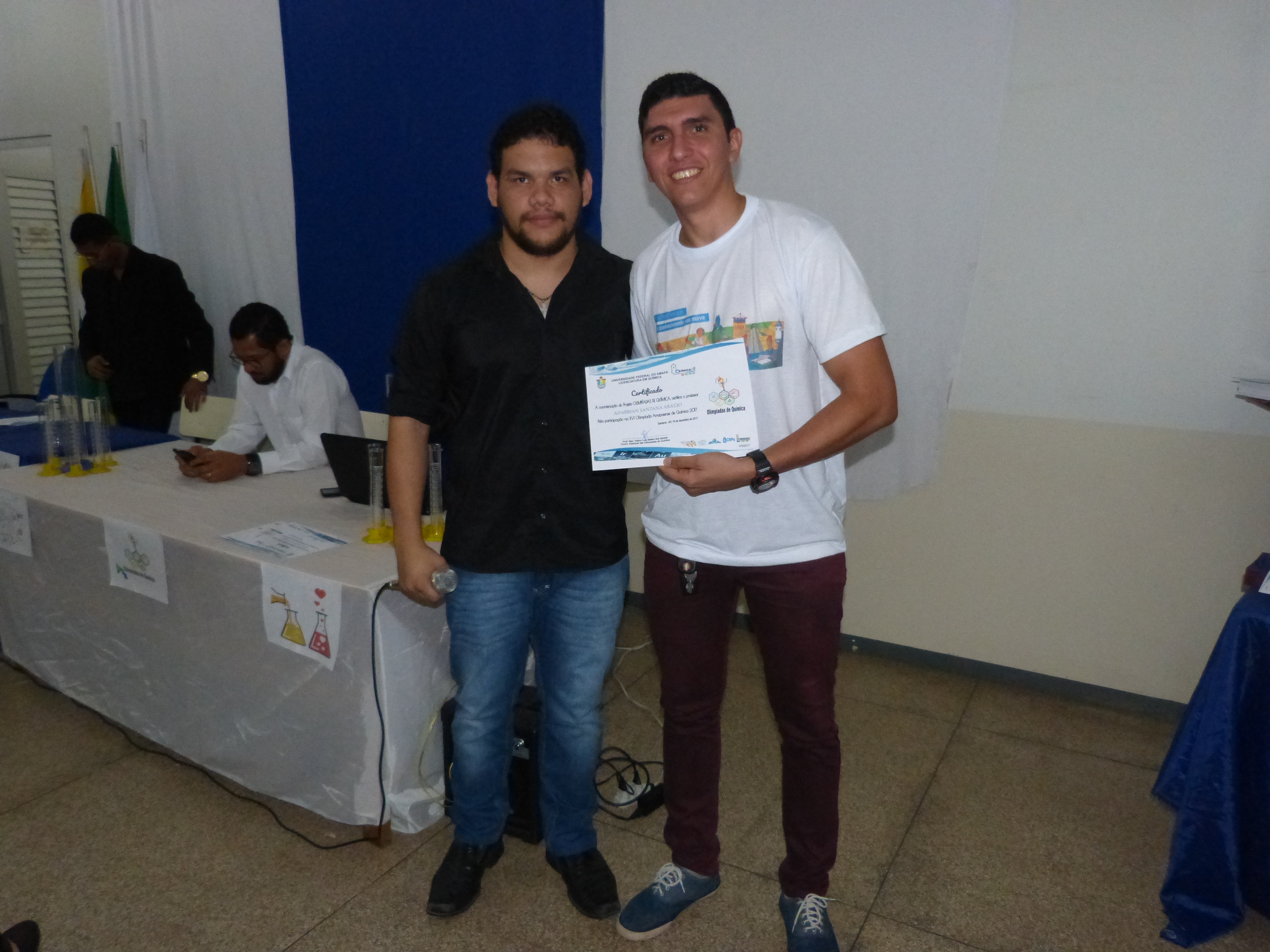 2017 - CERIMÔNIA DE PREMIAÇÃO DA XVI OLIMPÍADA AMAPAENSE DE QUÍMICA