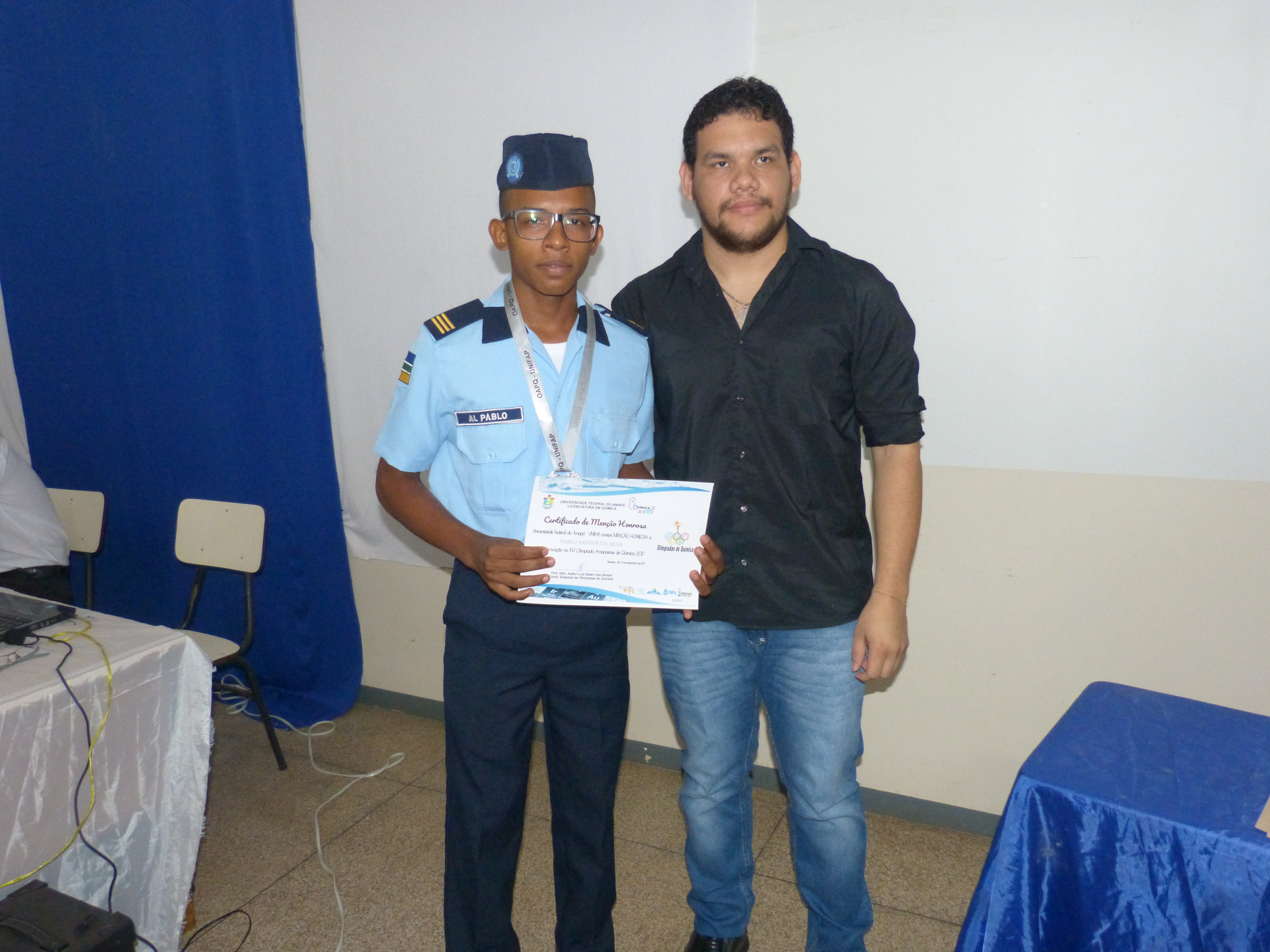 2017 - CERIMÔNIA DE PREMIAÇÃO DA XVI OLIMPÍADA AMAPAENSE DE QUÍMICA
