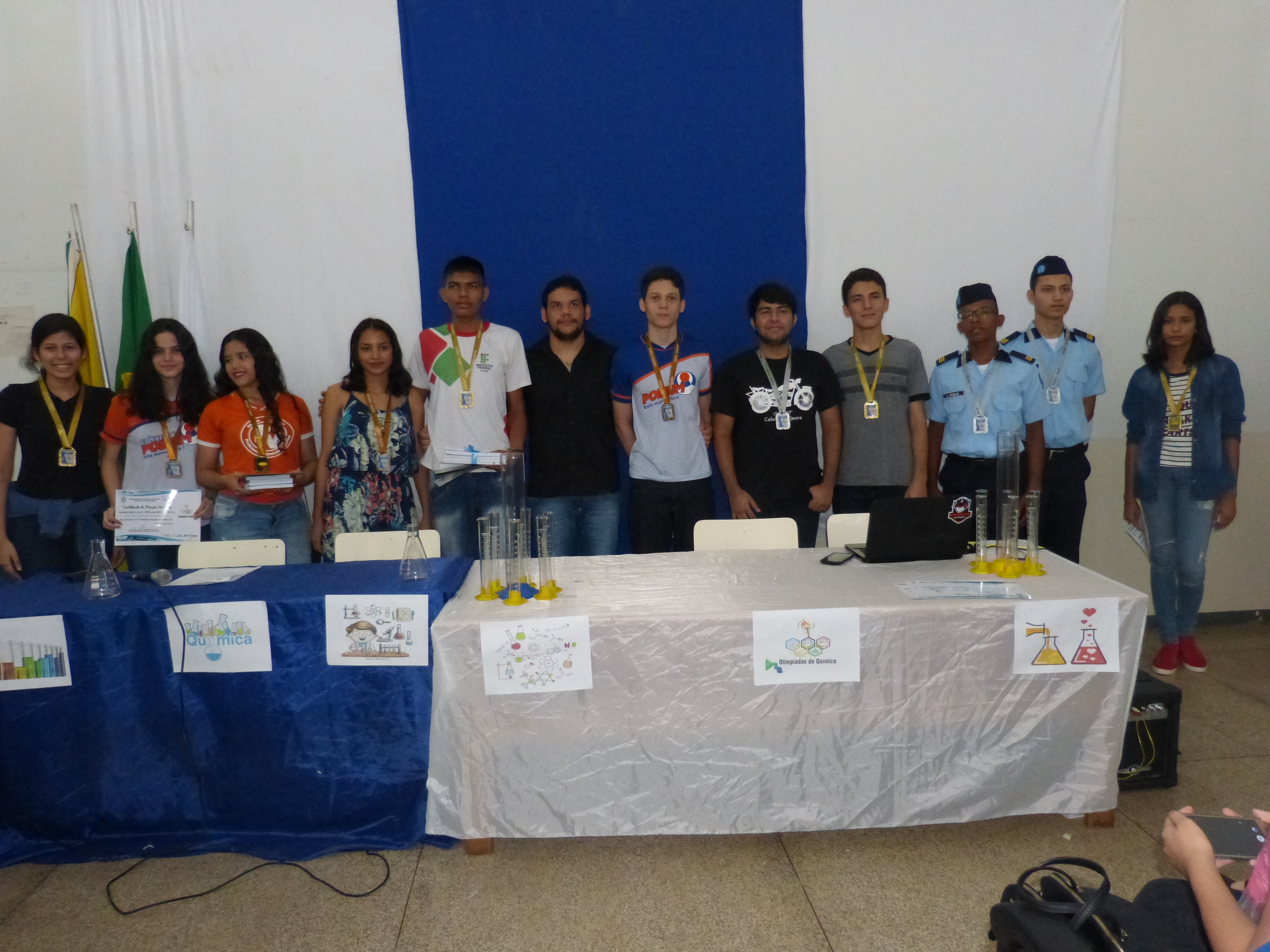 2017 - CERIMÔNIA DE PREMIAÇÃO DA XVI OLIMPÍADA AMAPAENSE DE QUÍMICA