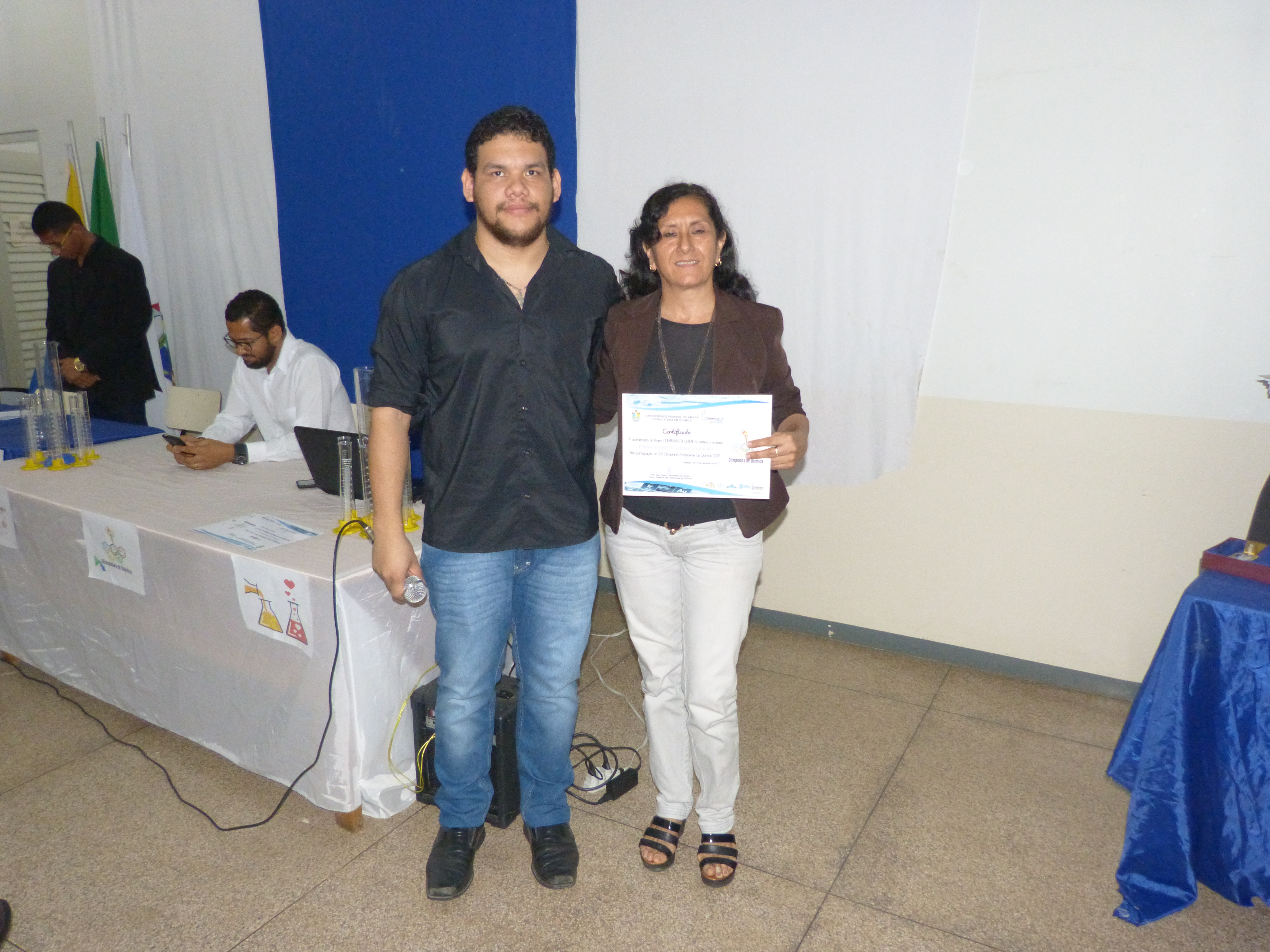 2017 - CERIMÔNIA DE PREMIAÇÃO DA XVI OLIMPÍADA AMAPAENSE DE QUÍMICA