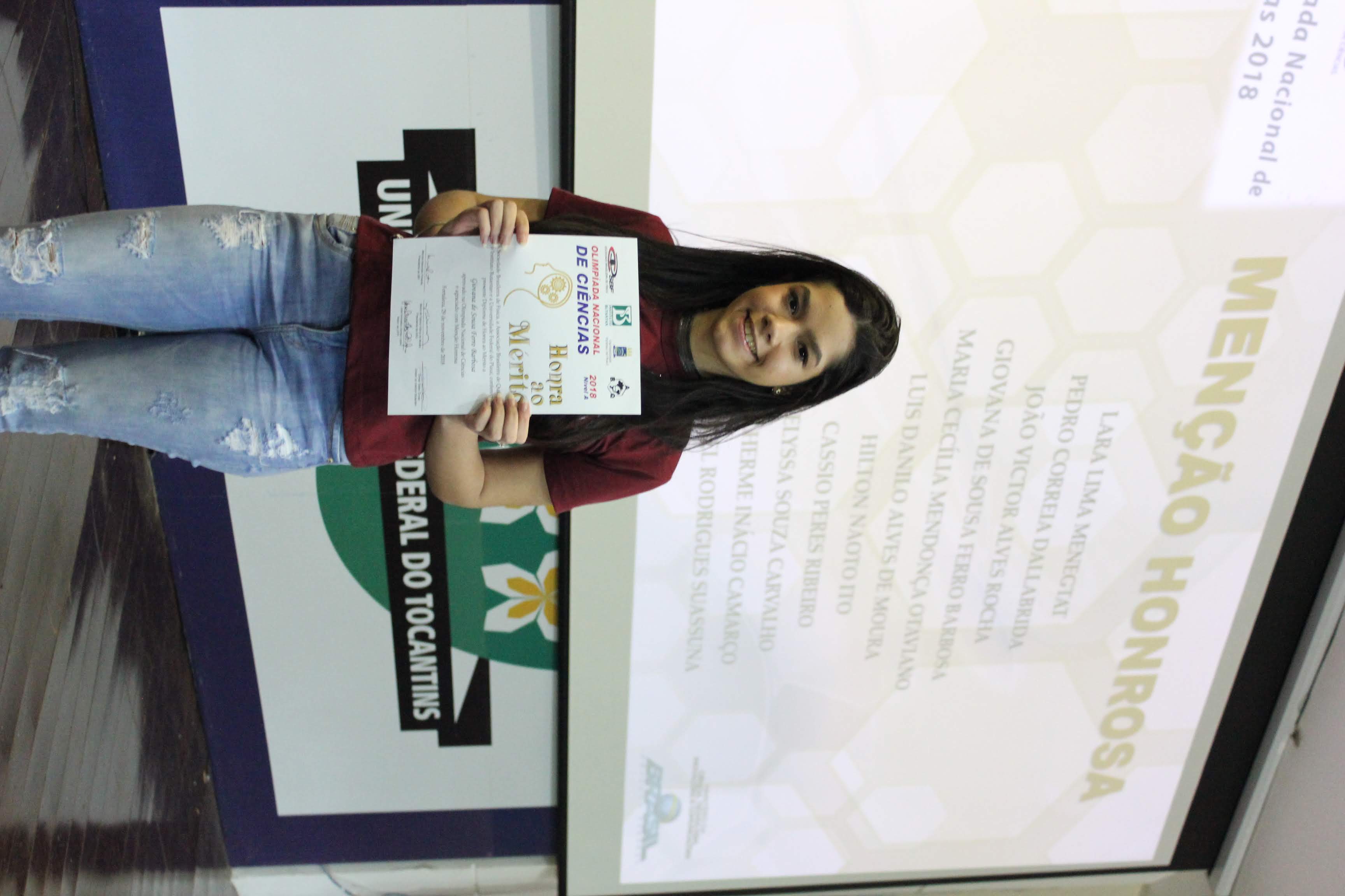 Solenidade 2018 de Premiação Olimpíada Tocantinense de Química 2018