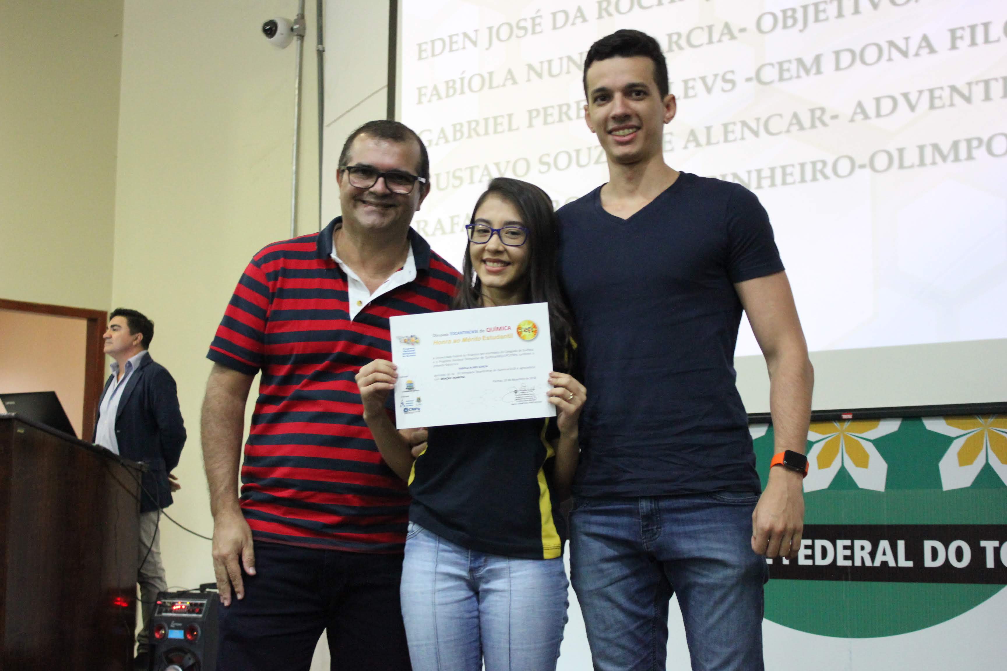 Solenidade 2018 de Premiação Olimpíada Tocantinense de Química 2018