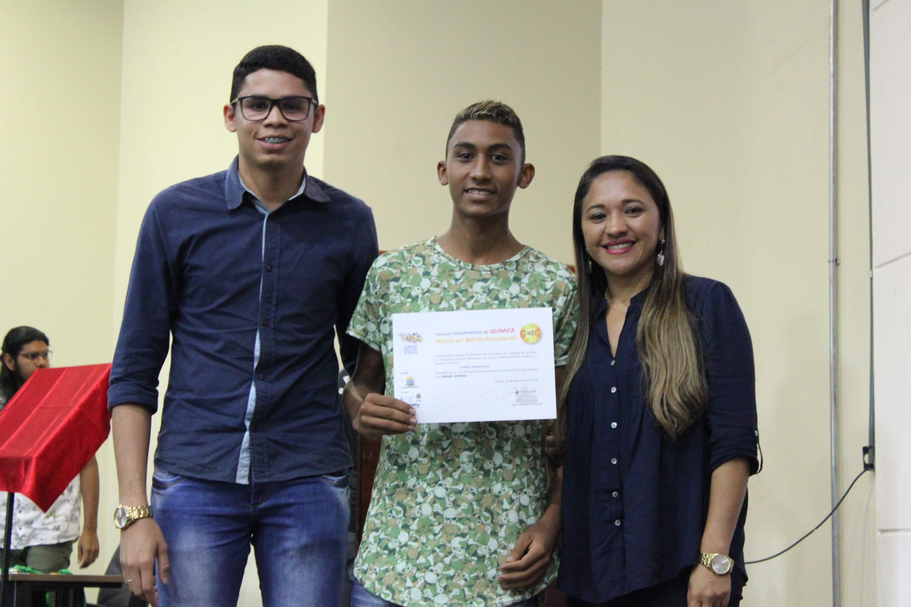 Solenidade 2018 de Premiação Olimpíada Tocantinense de Química 2018