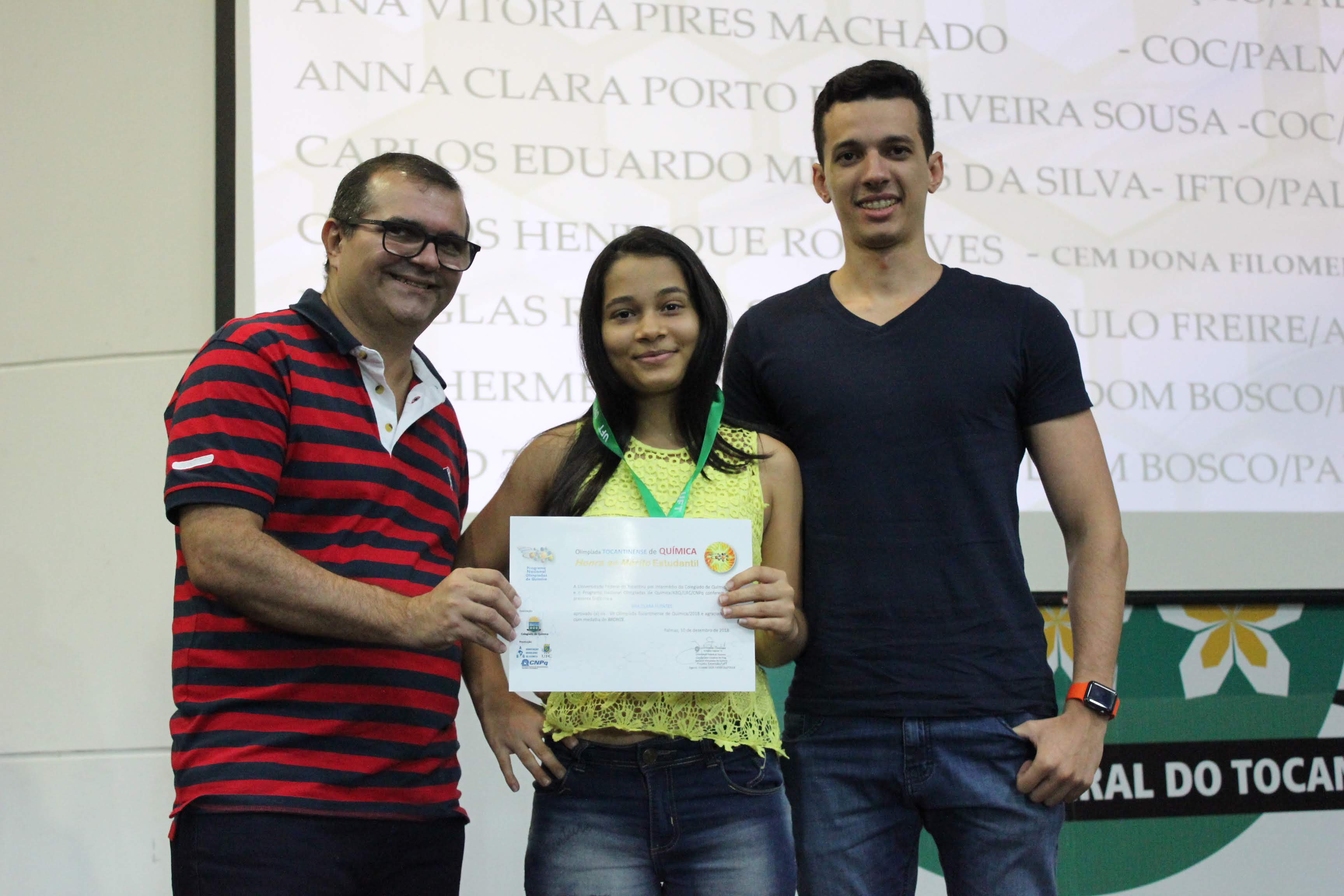 Solenidade 2018 de Premiação Olimpíada Tocantinense de Química 2018