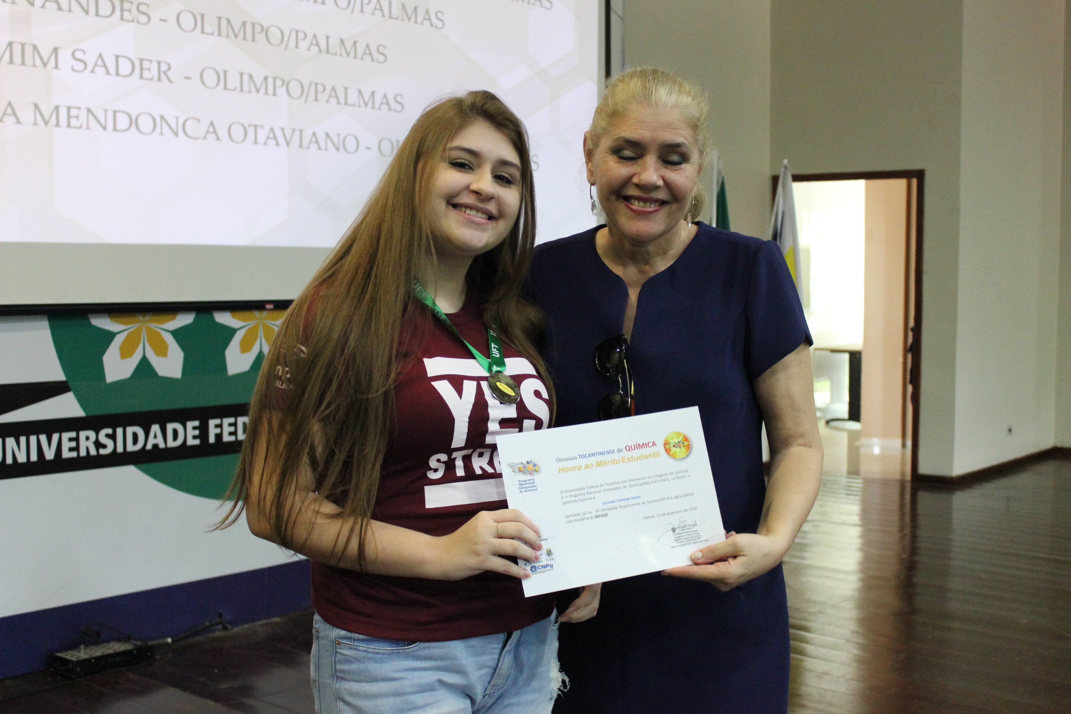 Solenidade 2018 de Premiação Olimpíada Tocantinense de Química 2018