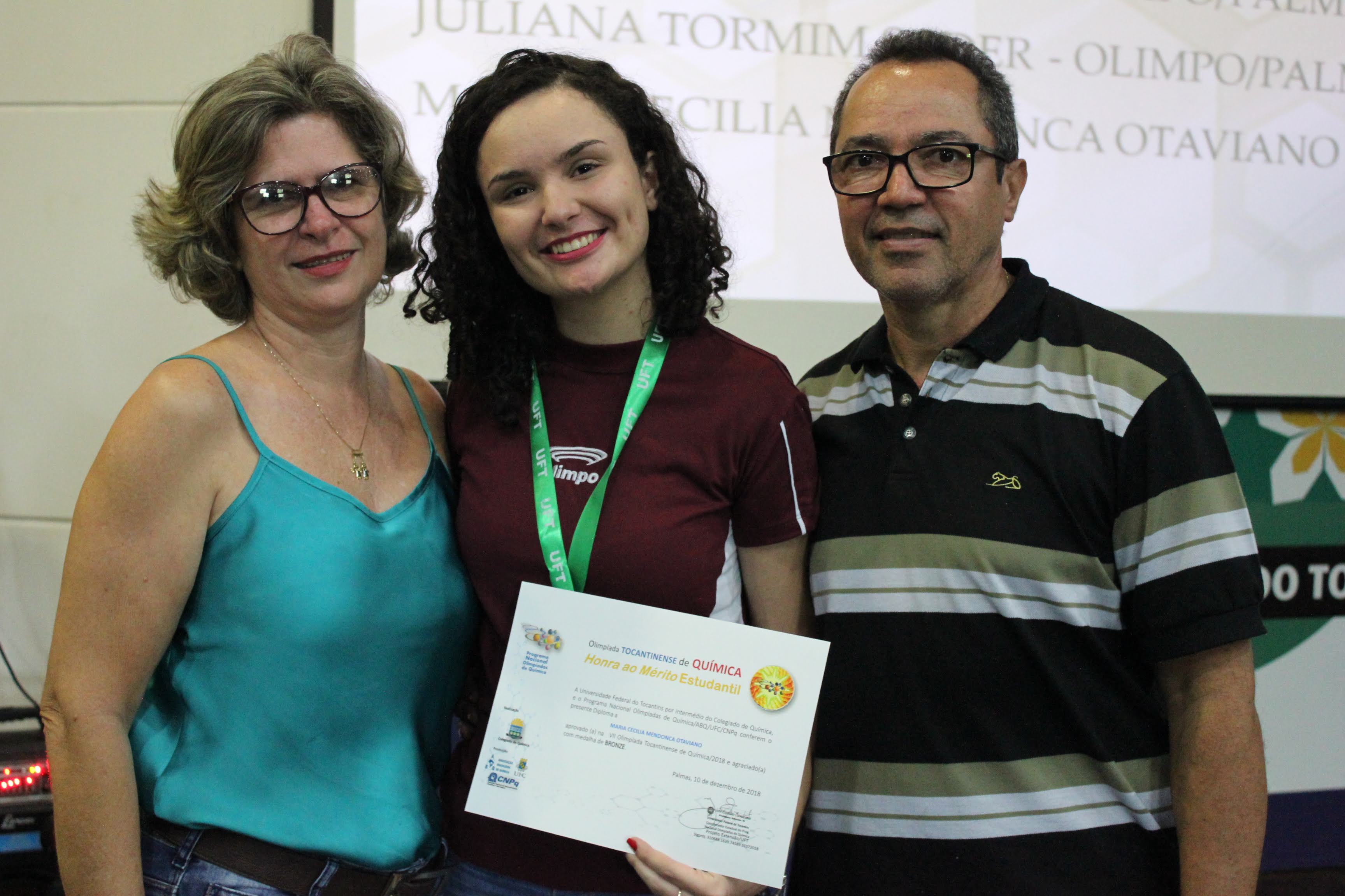 Solenidade 2018 de Premiação Olimpíada Tocantinense de Química 2018