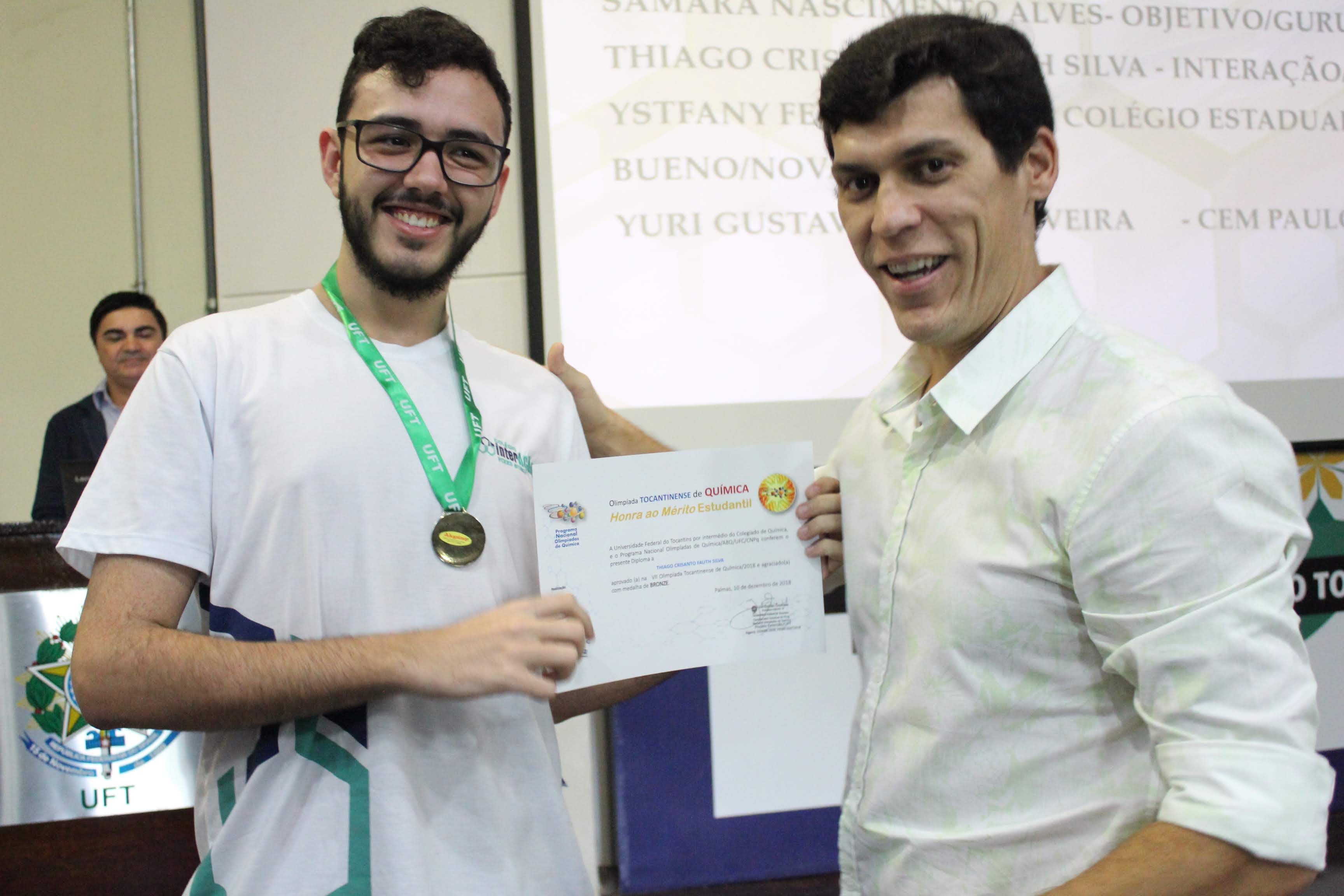 Solenidade 2018 de Premiação Olimpíada Tocantinense de Química 2018