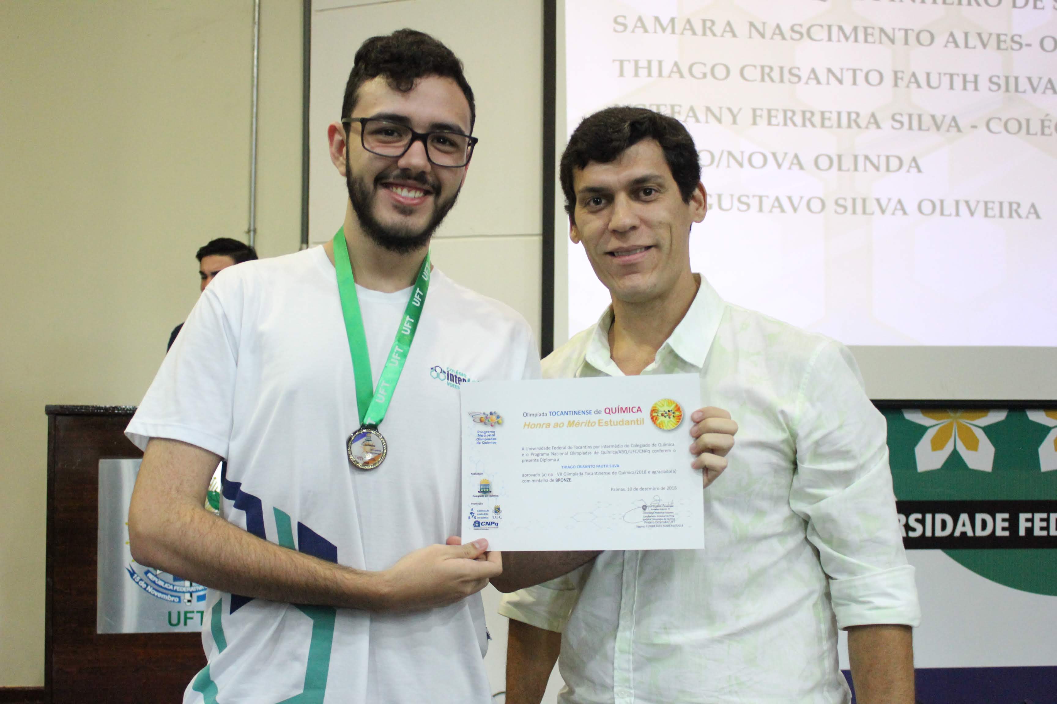 Solenidade 2018 de Premiação Olimpíada Tocantinense de Química 2018