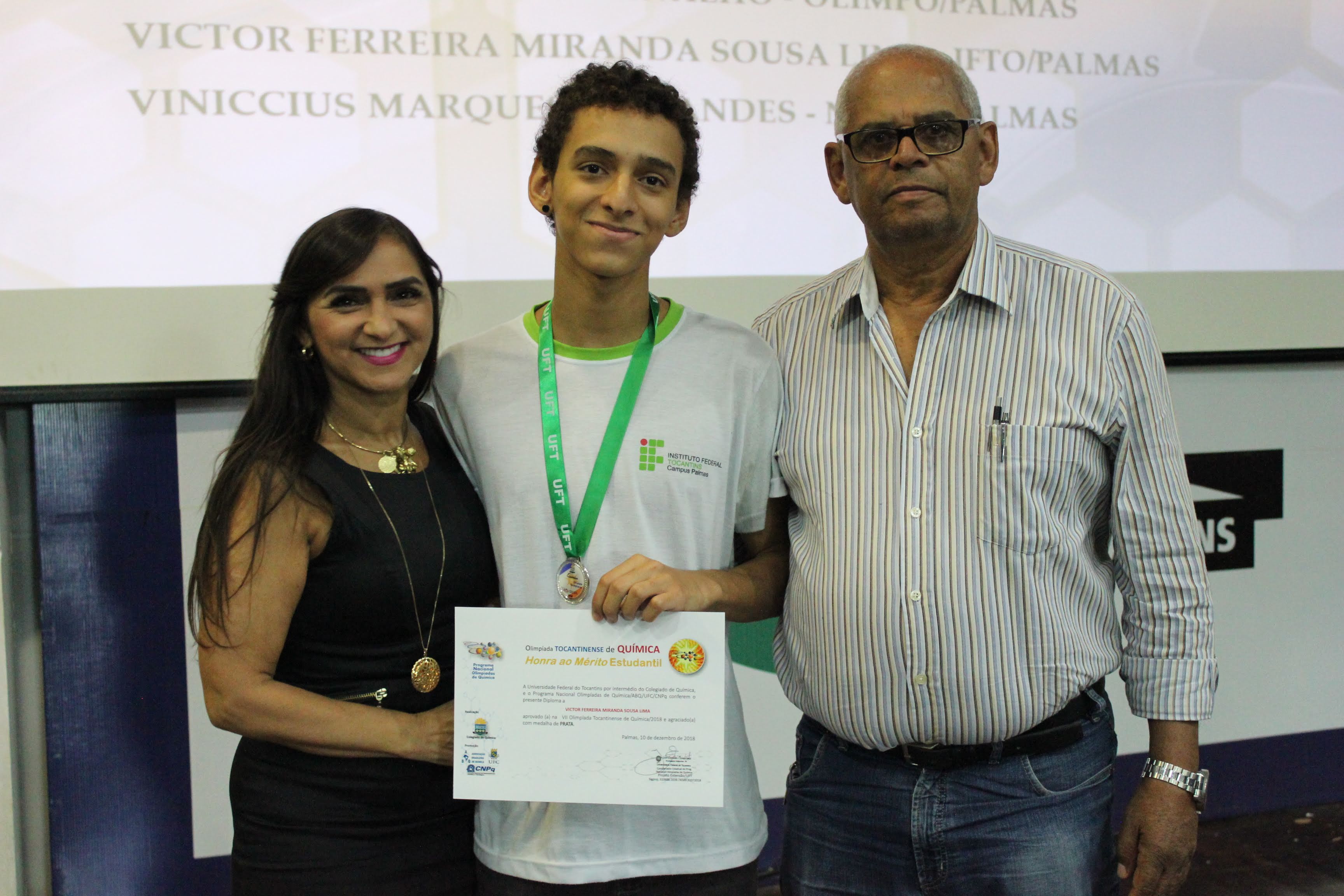 Solenidade 2018 de Premiação Olimpíada Tocantinense de Química 2018