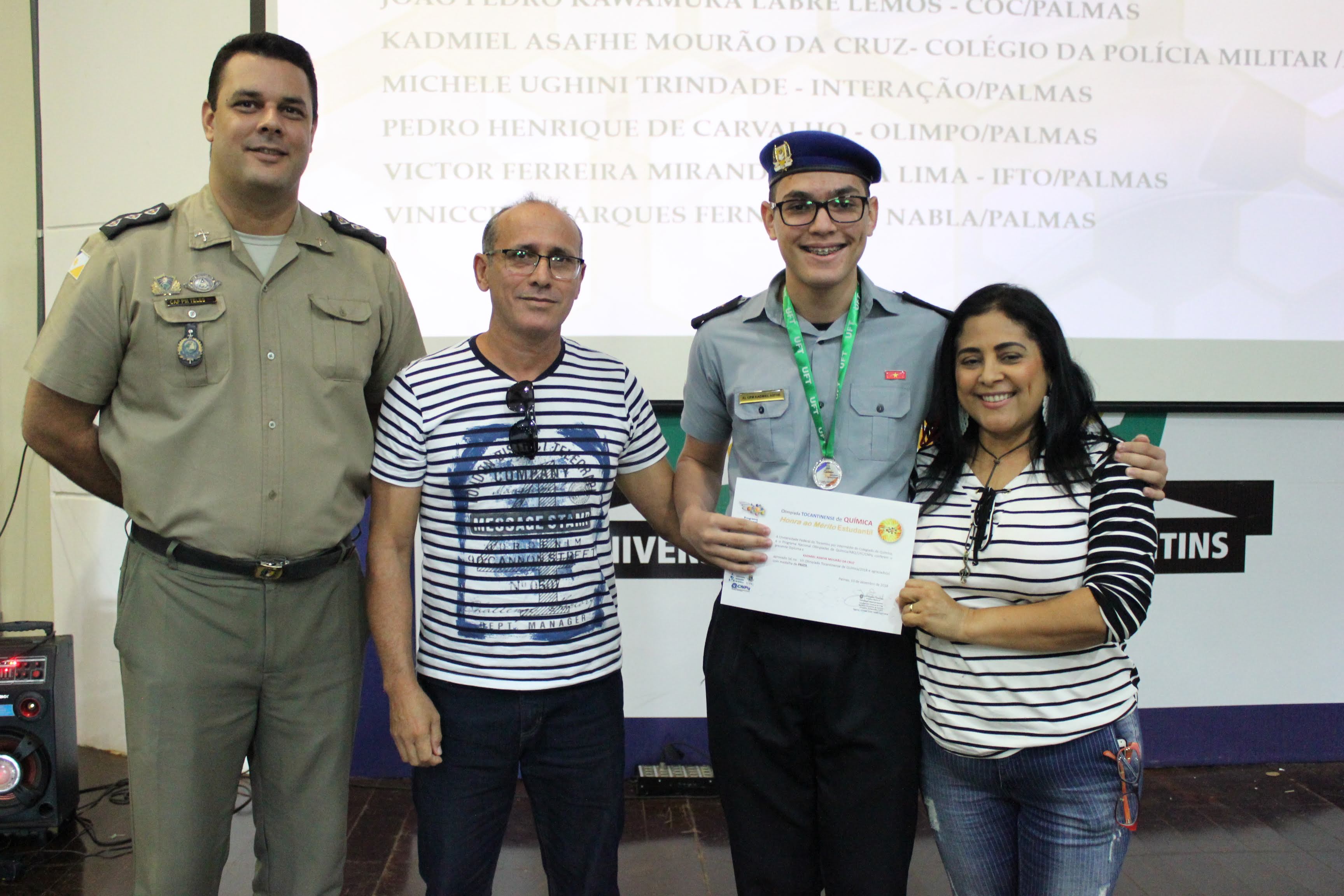 Solenidade 2018 de Premiação Olimpíada Tocantinense de Química 2018