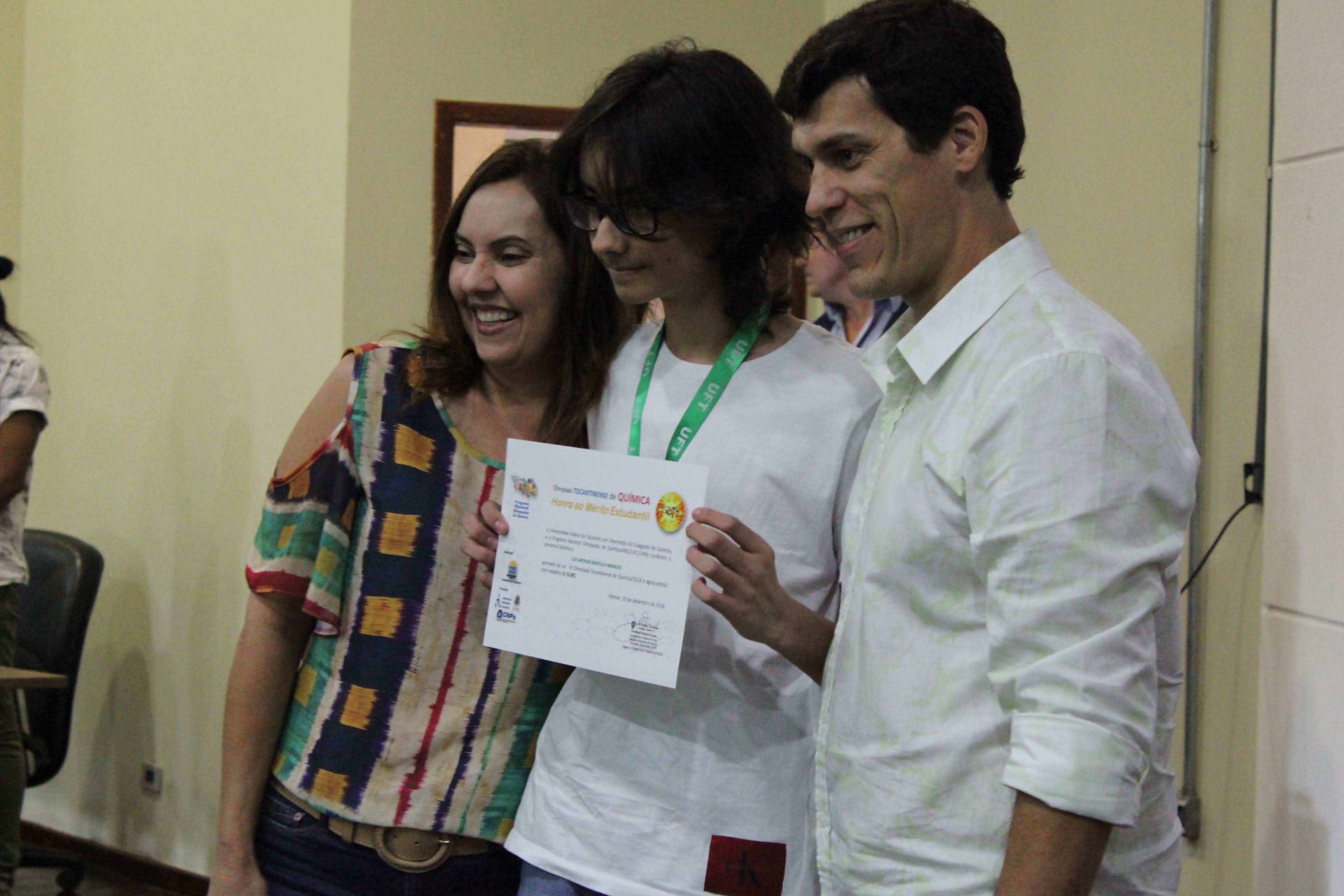 Solenidade 2018 de Premiação Olimpíada Tocantinense de Química 2018