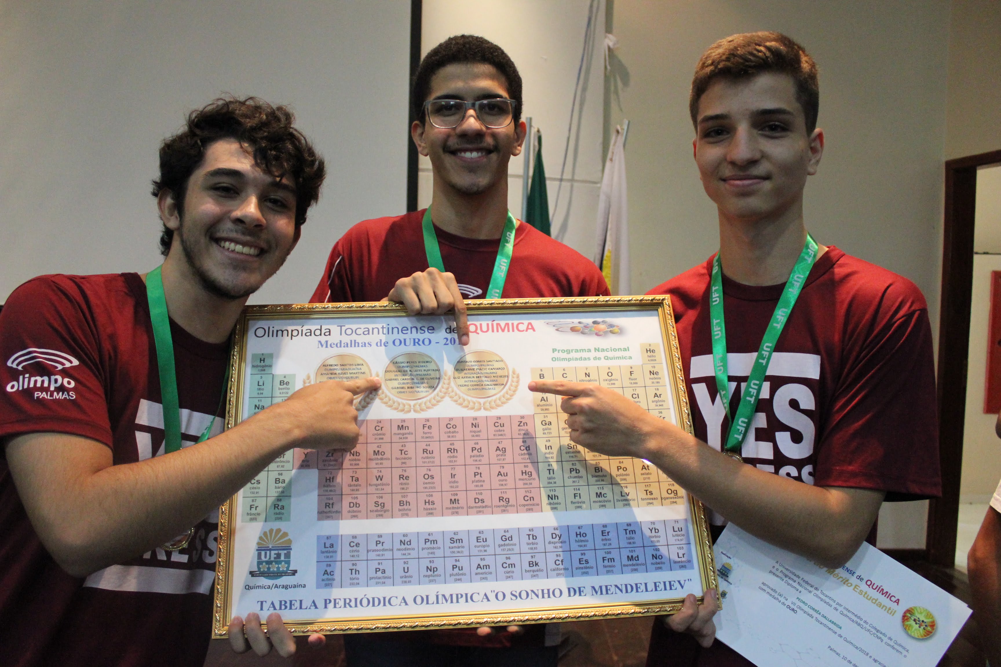 Solenidade 2018 de Premiação Olimpíada Tocantinense de Química 2018