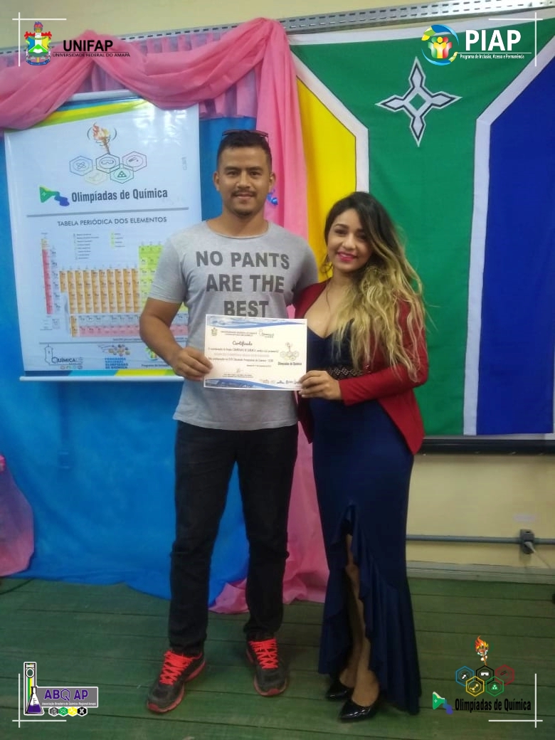 2018 - CERIMÔNIA DE PREMIAÇÃO DA XVII OLIMPÍADA AMAPAENSE DE QUÍMICA