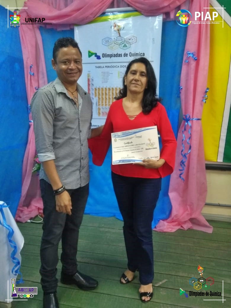 2018 - CERIMÔNIA DE PREMIAÇÃO DA XVII OLIMPÍADA AMAPAENSE DE QUÍMICA