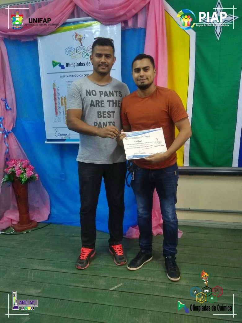 2018 - CERIMÔNIA DE PREMIAÇÃO DA XVII OLIMPÍADA AMAPAENSE DE QUÍMICA