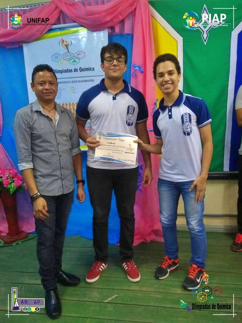 2018 - CERIMÔNIA DE PREMIAÇÃO DA XVII OLIMPÍADA AMAPAENSE DE QUÍMICA