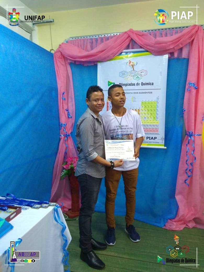 2018 - CERIMÔNIA DE PREMIAÇÃO DA XVII OLIMPÍADA AMAPAENSE DE QUÍMICA