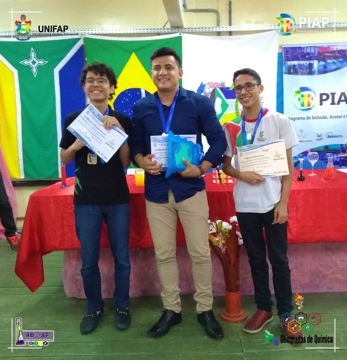 2018 - CERIMÔNIA DE PREMIAÇÃO DA XVII OLIMPÍADA AMAPAENSE DE QUÍMICA