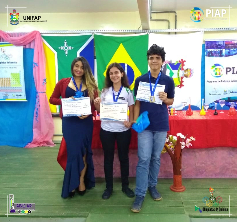 2018 - CERIMÔNIA DE PREMIAÇÃO DA XVII OLIMPÍADA AMAPAENSE DE QUÍMICA