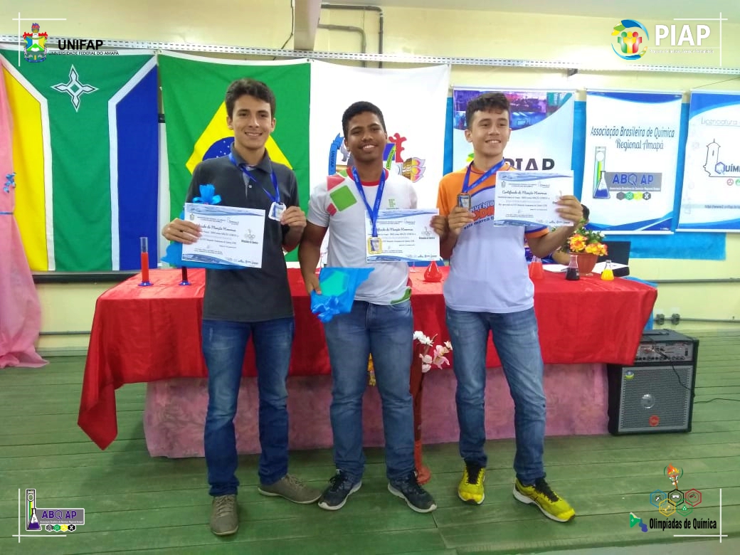 2018 - CERIMÔNIA DE PREMIAÇÃO DA XVII OLIMPÍADA AMAPAENSE DE QUÍMICA