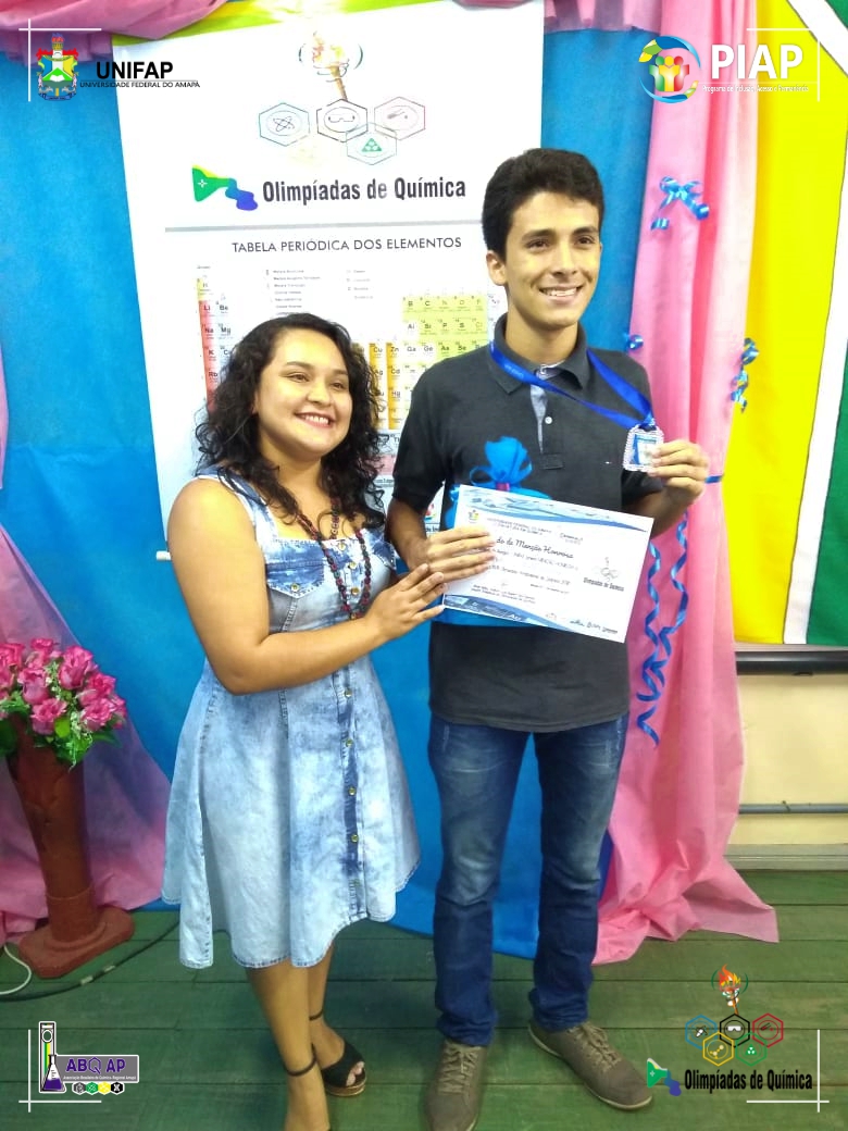 2018 - CERIMÔNIA DE PREMIAÇÃO DA XVII OLIMPÍADA AMAPAENSE DE QUÍMICA