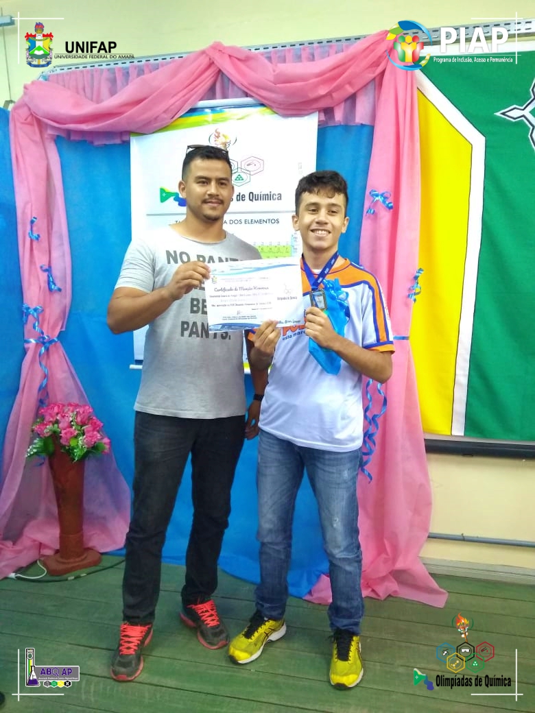 2018 - CERIMÔNIA DE PREMIAÇÃO DA XVII OLIMPÍADA AMAPAENSE DE QUÍMICA