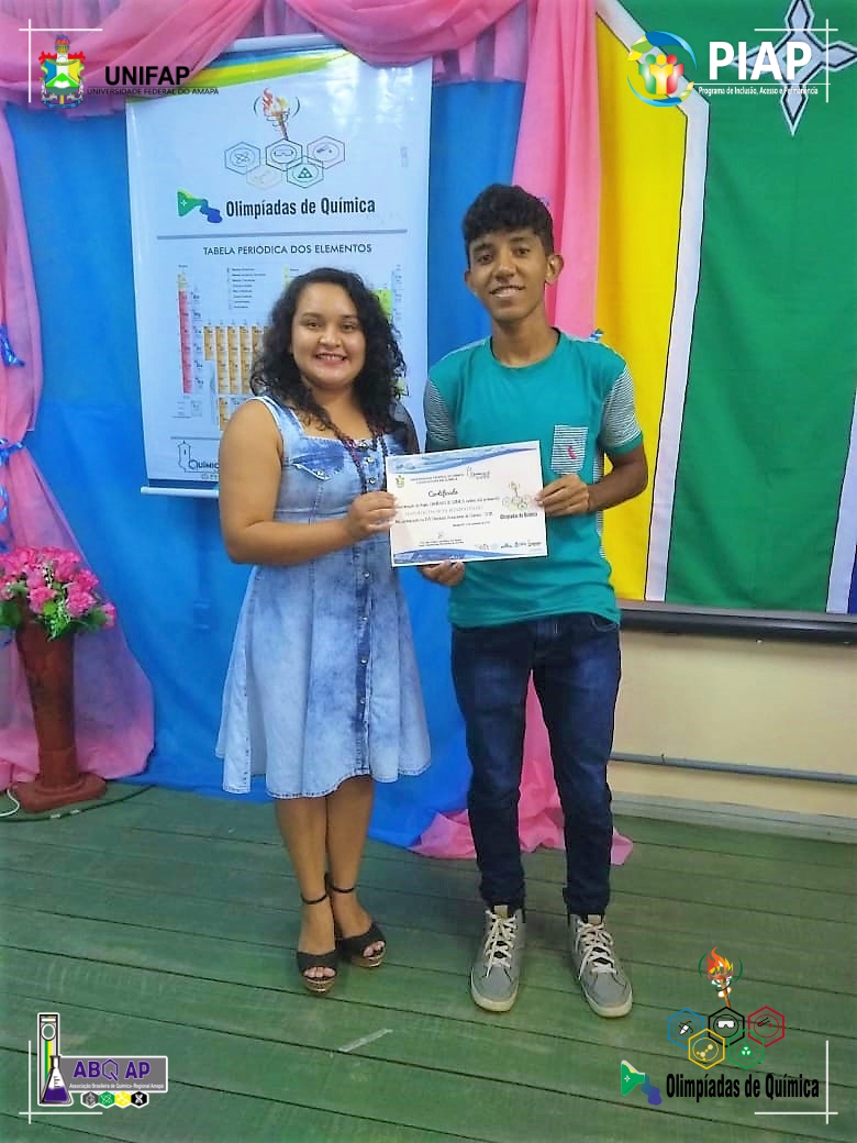 2018 - CERIMÔNIA DE PREMIAÇÃO DA XVII OLIMPÍADA AMAPAENSE DE QUÍMICA