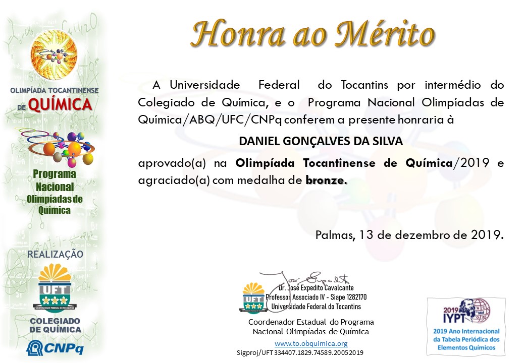 Certificados OTQ 2019