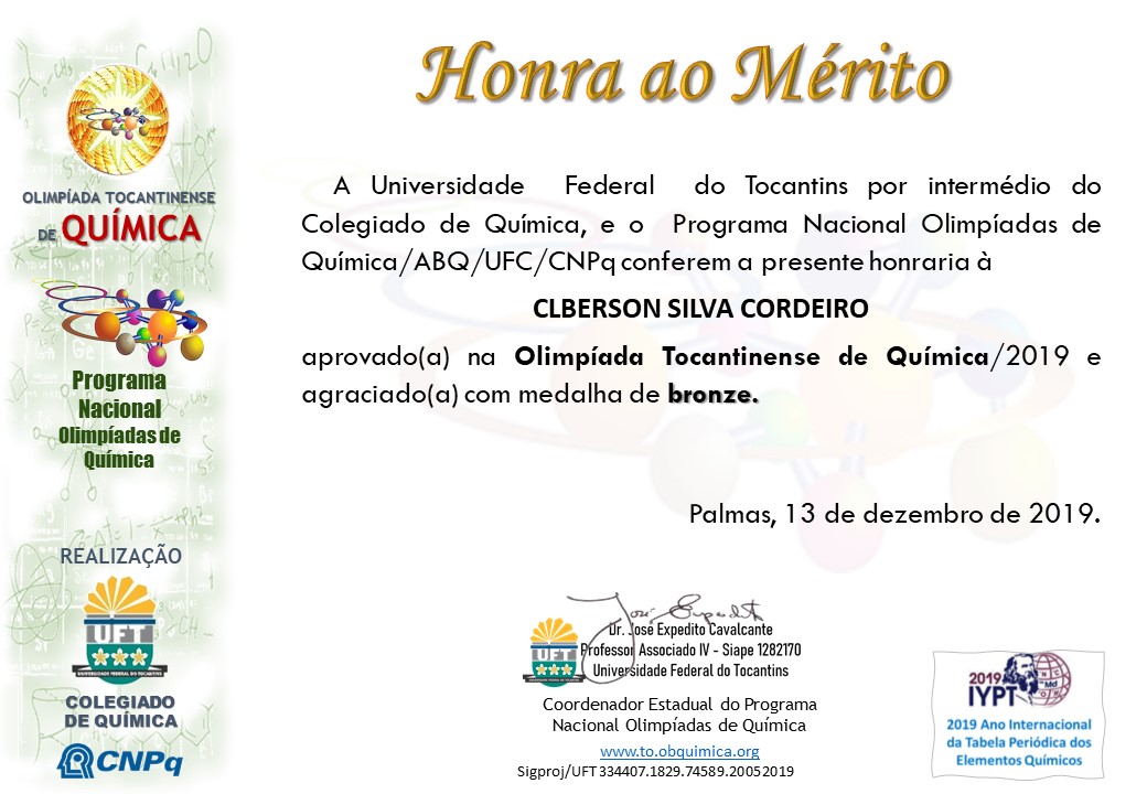 Certificados OTQ 2019