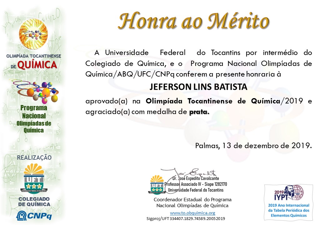 Certificados OTQ 2019