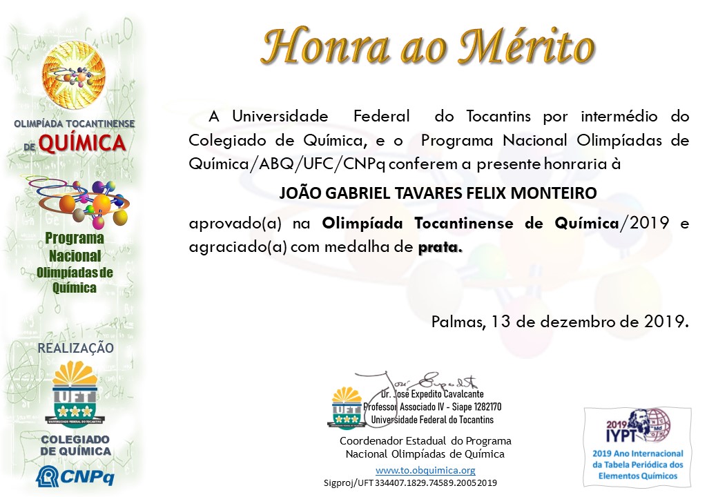 Certificados OTQ 2019