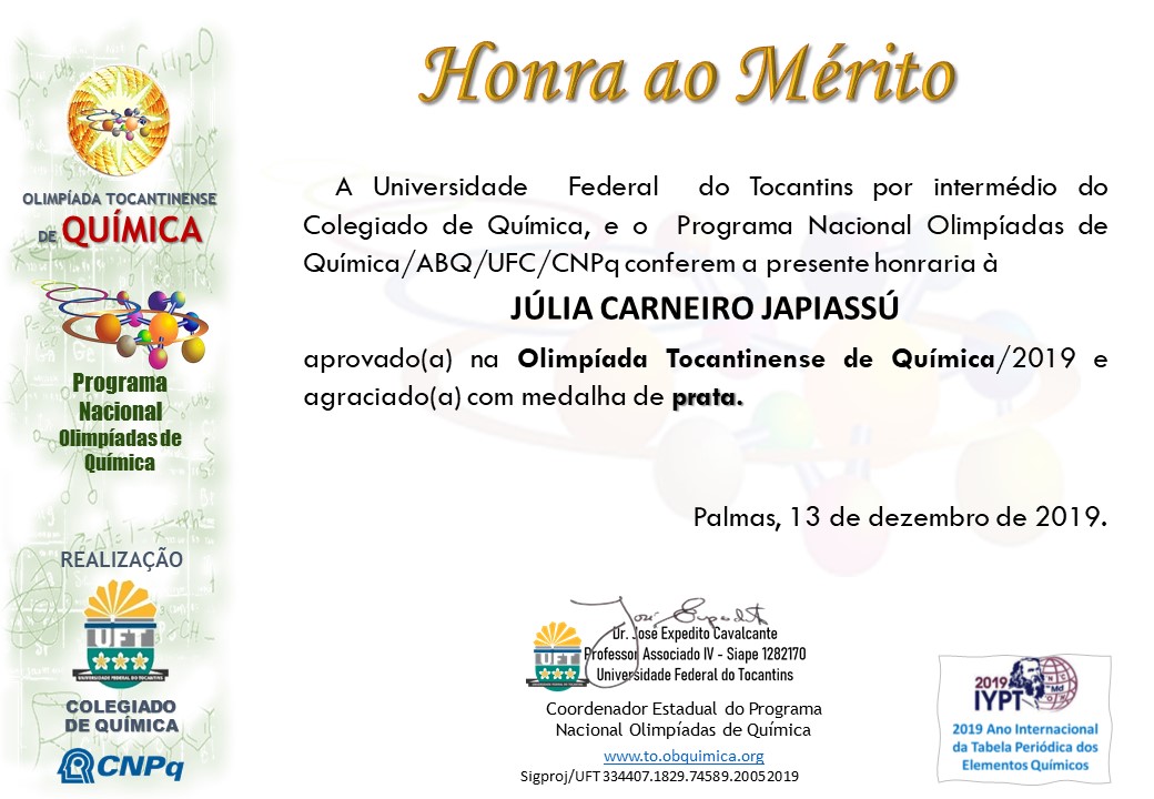 Certificados OTQ 2019