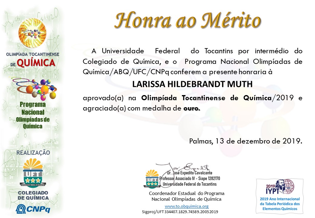 Certificados OTQ 2019