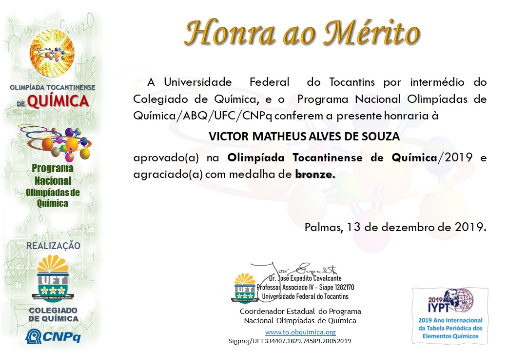 Certificados OTQ 2019