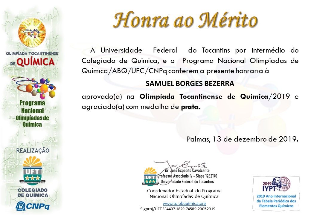 Certificados OTQ 2019