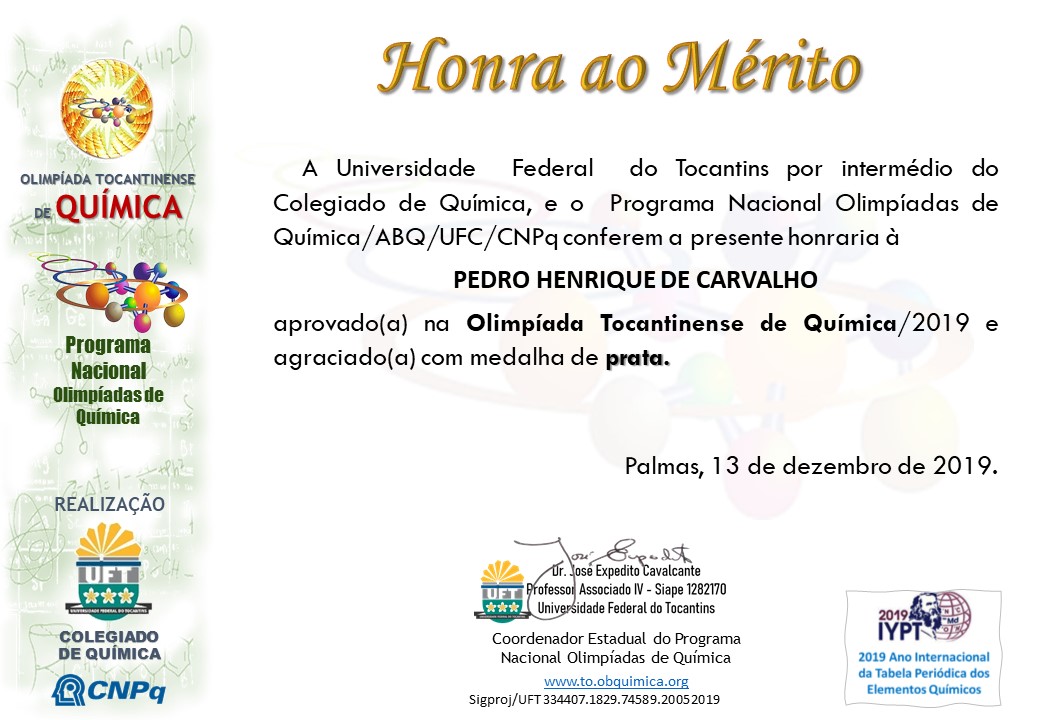 Certificados OTQ 2019