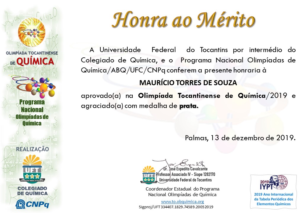 Certificados OTQ 2019