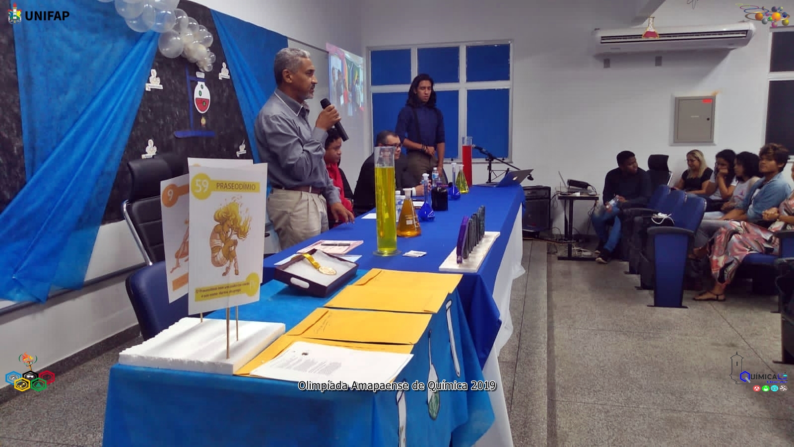 2019 - CERIMÔNIA DE PREMIAÇÃO DA XVIII OLIMPÍADA AMAPAENSE DE QUÍMICA