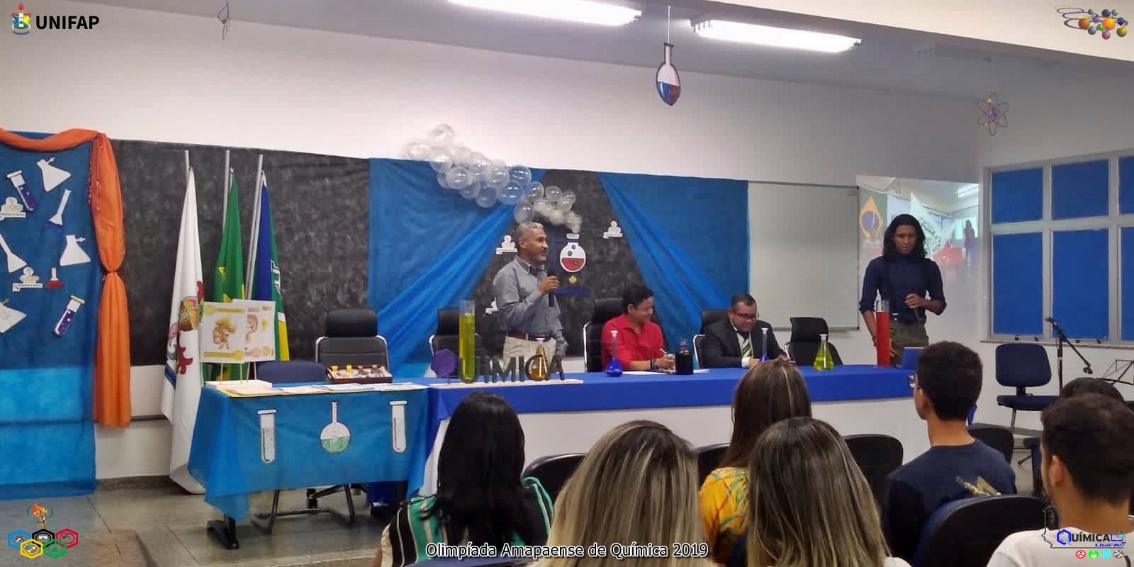 2019 - CERIMÔNIA DE PREMIAÇÃO DA XVIII OLIMPÍADA AMAPAENSE DE QUÍMICA