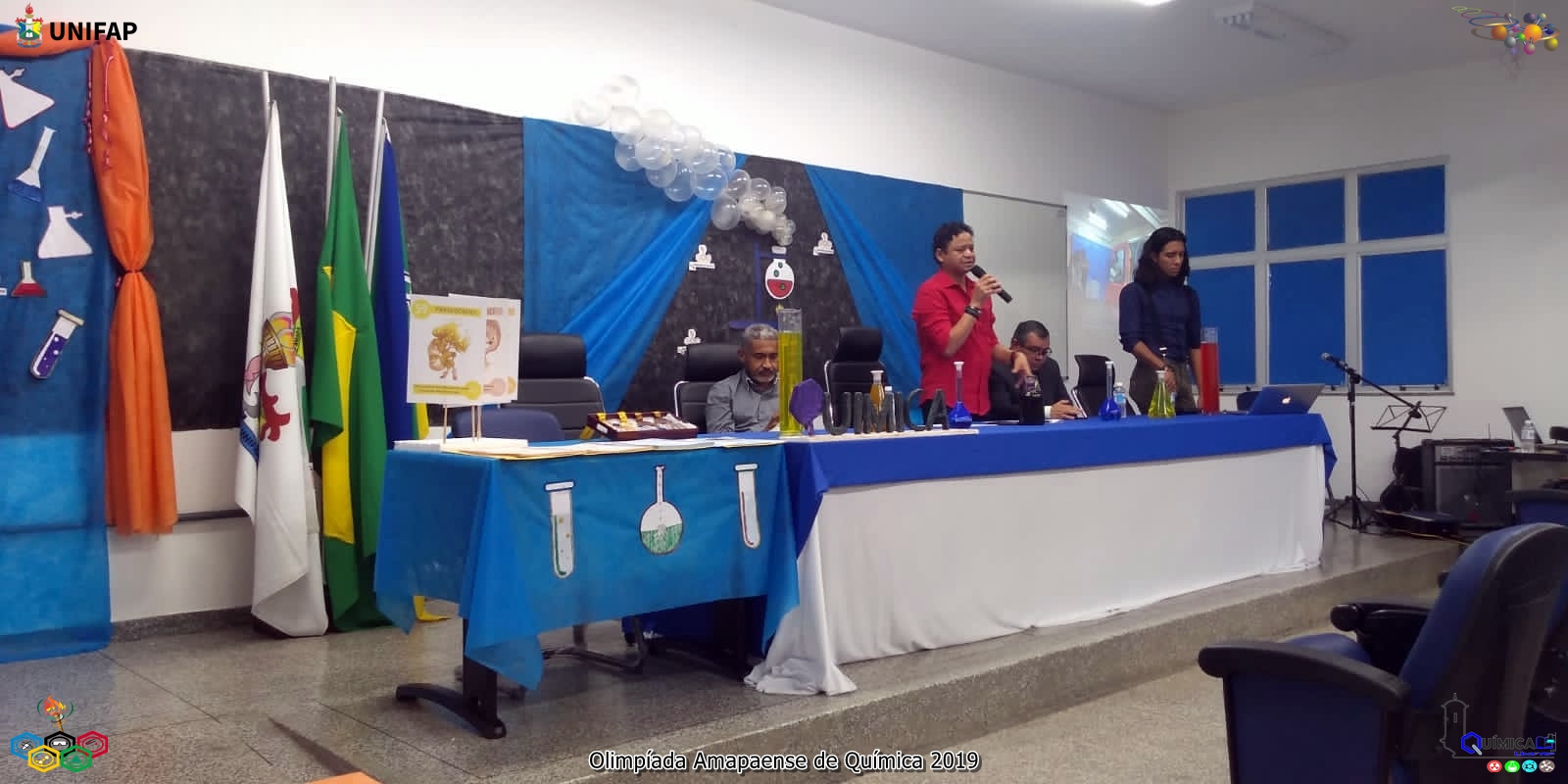 2019 - CERIMÔNIA DE PREMIAÇÃO DA XVIII OLIMPÍADA AMAPAENSE DE QUÍMICA