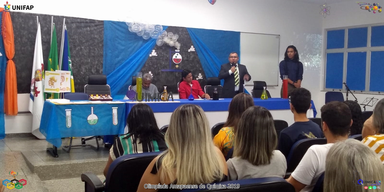 2019 - CERIMÔNIA DE PREMIAÇÃO DA XVIII OLIMPÍADA AMAPAENSE DE QUÍMICA