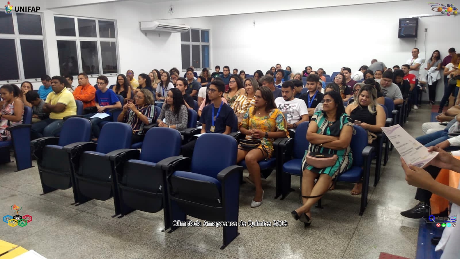 2019 - CERIMÔNIA DE PREMIAÇÃO DA XVIII OLIMPÍADA AMAPAENSE DE QUÍMICA