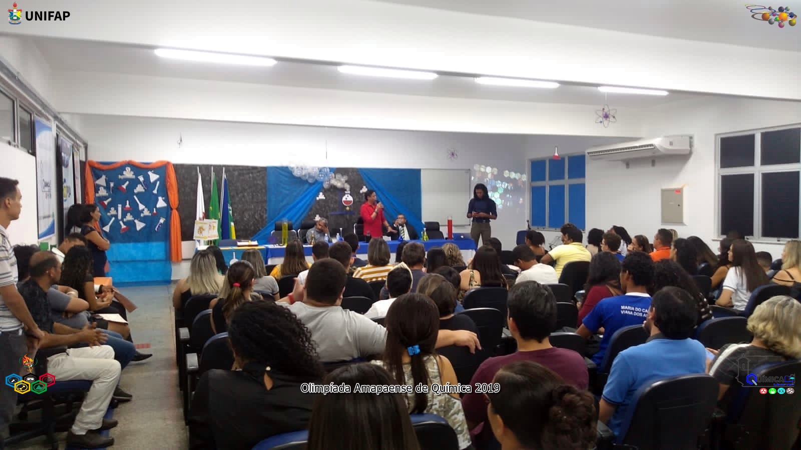 2019 - CERIMÔNIA DE PREMIAÇÃO DA XVIII OLIMPÍADA AMAPAENSE DE QUÍMICA