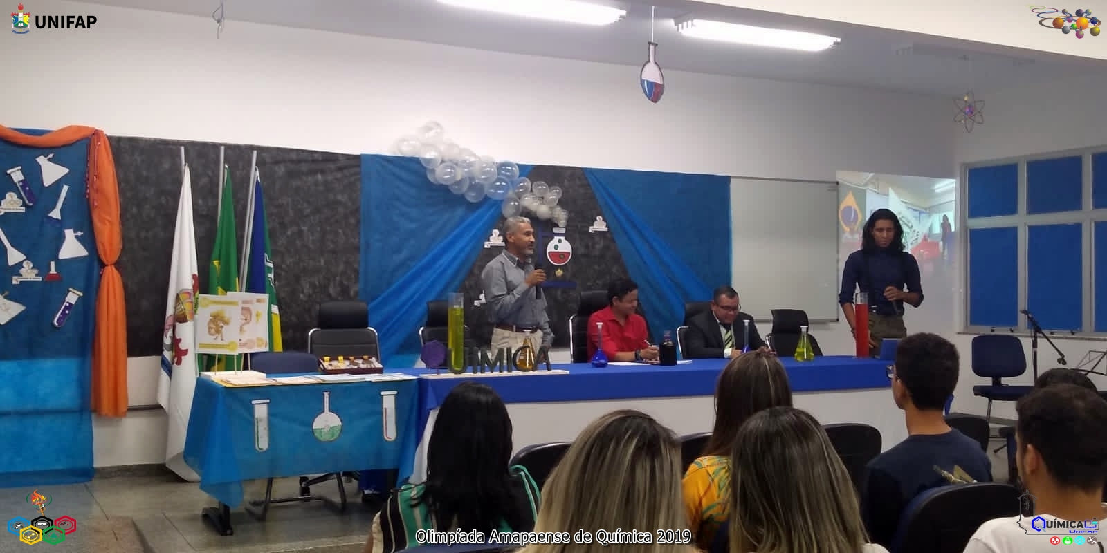 2019 - CERIMÔNIA DE PREMIAÇÃO DA XVIII OLIMPÍADA AMAPAENSE DE QUÍMICA