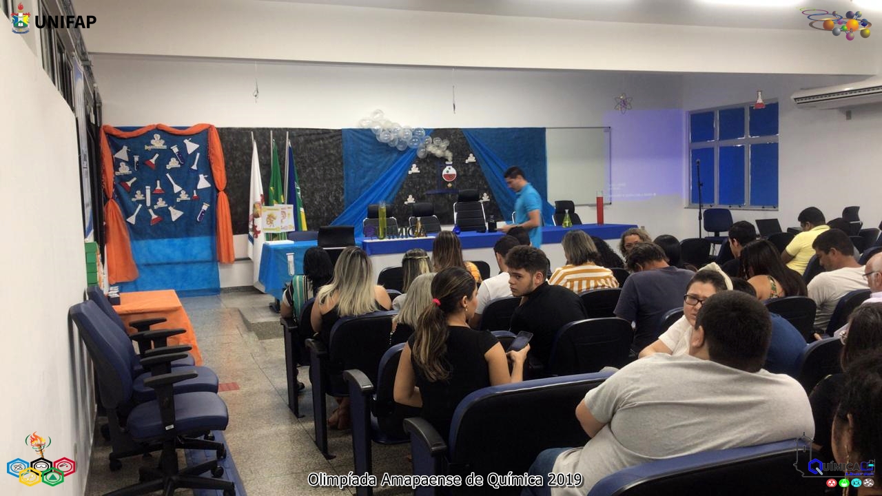 2019 - CERIMÔNIA DE PREMIAÇÃO DA XVIII OLIMPÍADA AMAPAENSE DE QUÍMICA