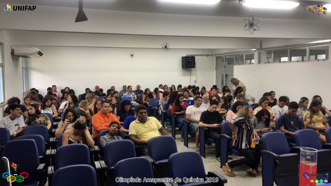 2019 - CERIMÔNIA DE PREMIAÇÃO DA XVIII OLIMPÍADA AMAPAENSE DE QUÍMICA